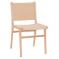 Preview: CHAIR IGNACIO RUBBERWOOD KNITTED NATURAL ROPE 50X60X87H