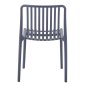 Preview: STUHL OUTDOOR CONVEE POLYPROPYLEN IN GRAU 52,5x44,5x79Hcm
