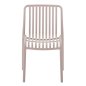 Preview: STUHL OUTDOOR CONVEE POLYPROPYLEN IN CAPPUCCINO 52,5x44,5x79Hcm