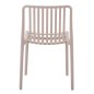 Preview: STUHL OUTDOOR CONVEE POLYPROPYLEN IN CAPPUCCINO 52,5x44,5x79Hcm