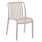 Preview: STUHL OUTDOOR CONVEE POLYPROPYLEN IN CAPPUCCINO 52,5x44,5x79Hcm