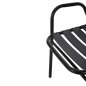 Preview: STUHL METALLGESTELL, SITZ UND RÜCKENLEHNE AUS ALUMINIUM, SCHWARZ, 54 x 56 x 79 Hcm