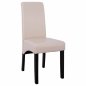Preview: Esszimmmerstuhl Roxie mit Kunstleder in Farbe Beige