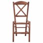 Preview: TAVERNENHOCKER AUS NUSSBAUM  SKELETT    40x48x88 cm