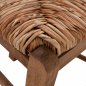 Preview: TAVERNENHOCKER AUS NUSSBAUM  SKELETT    40x48x88 cm
