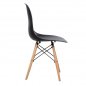 Preview: Twist Chair Μαύρη (47x53x81)