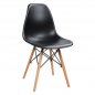 Preview: Twist Chair Μαύρη (47x53x81)