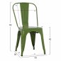 Preview: Outdoor Stühle günstig kaufen | Design Stuhl "Melita", in grün