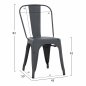 Preview: Outdoor Stühle günstig kaufen | Design Stuhl "Melita", in grau matt