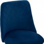 Preview: STUHL AUS SAMT "SHAILY" 48x49x87 CM IN BLAU