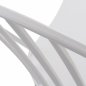 Preview: Modern Dining Chair with metal legs in natural wood finish, in white