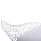 Preview: STUHL POLYPROPYLEN IN WEISSER FARBE MIT WEISSEN METALLBEINEN 52x53x82Hcm