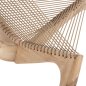 Preview: LOUNGE CHAIR HARP ASH WOOD FRAME AND SYNTHETIC ROPE IN NATURAL COLOR 85x101,5x128,5Hcm