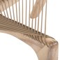 Preview: LOUNGE CHAIR HARP ASH WOOD FRAME AND SYNTHETIC ROPE IN NATURAL COLOR 85x101,5x128,5Hcm