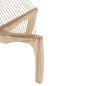 Preview: LOUNGE CHAIR HARP ASH WOOD FRAME AND SYNTHETIC ROPE IN NATURAL COLOR 85x101,5x128,5Hcm