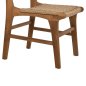 Preview: DINING CHAIR NESHA TEAK WOOD AND NATURAL RATTAN ROPE 46x57x86Hcm