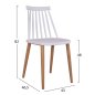 Preview: Dining room chair "VANESSA" 43x47,5x77cm