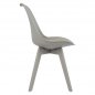 Preview: Chair Vegas with plastic legs and grey color