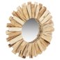 Preview: WANDSPIEGEL TREIBHOLZ NATUR 50X5X50H
