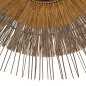Preview: SPIEGEL MIT RAHMEN MENDONG GRASS Φ105cm IN DER FARBE NATÜRLICHES GOLD