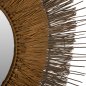 Preview: SPIEGEL MIT RAHMEN MENDONG GRASS Φ105cm IN DER FARBE NATÜRLICHES GOLD