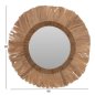 Preview: SPIEGEL RUND MIT ABACA-RAHMEN NATURFARBE 90x4,5x90Hcm