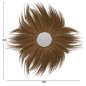 Preview: SPIEGEL RUND MIT RAHMEN AUS BANANENRINDE NATURFARBE 100x4x100 cm