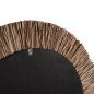 Preview: WANDSPIEGEL RUND MENDONG-GRASRAHMEN IN NATÜRLICHER FARBE Φ70cm