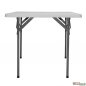 Preview: klapptisch Partytisch Buffettisch Campingtisch Esstisch Cateringtisch 80x80x74 cm