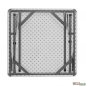 Preview: klapptisch Partytisch Buffettisch Campingtisch Esstisch Cateringtisch 80x80x74 cm