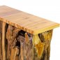 Preview: KONSOLE AUS MASSIVEM NATÜRLICHEM TEAKHOLZ 100X35X75 cm