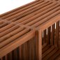 Preview: KONSOLE MASSIVES TEAKHOLZ IN NATÜRLICHER FARBE 130x29,5x46H cm