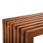 Preview: KONSOLE MASSIVES TEAKHOLZ IN NATÜRLICHER FARBE 130x29,5x46H cm