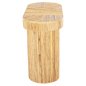 Preview: GATSBY OVALE KONSOLE NATÜRLICHES RATTAN IN NATÜRLICHER FARBE 110x45x74,5cm