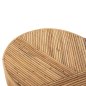Preview: GATSBY OVALE KONSOLE NATÜRLICHES RATTAN IN NATÜRLICHER FARBE 110x45x74,5cm