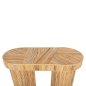 Preview: GATSBY OVALE KONSOLE NATÜRLICHES RATTAN IN NATÜRLICHER FARBE 110x45x74,5cm