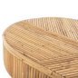 Preview: GATSBY OVALE KONSOLE NATÜRLICHES RATTAN IN NATÜRLICHER FARBE 110x45x74,5cm