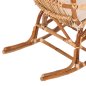 Preview: ROCKING RATTAN ARMCHAIR SANTA FE WITH SEAT CUSHION 60x103x90cm