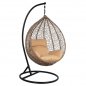 Preview: HANGING ARMCHAIR DEVA NEST IN GRAY WITH CUSHION