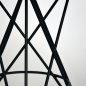 Preview: Hocker Holzsitz Industrial Antique Paris Grau-Woodwell