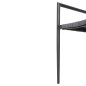Preview: ALUMINIUMSESSEL GRAU GESTELL & GRAU TEXTILENE 53x51x80cm