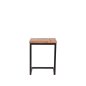 Preview: Laptoptisch VINTAGE aus massiven Mangoholz 40x40x50 cm | Baumstamm Möbel
