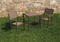Preview: Garden chair polywood chair aluminum stacking chair-grey