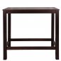 Preview: Stehtisch / Bartisch BERTO aus Massivholz (120x60x110 cm) Wenge
