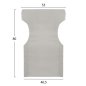 Preview: One-piece replacement cushion for the "Limnos" series in beige