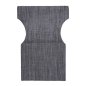 Preview: One-piece replacement cushion for the "Limnos" series in gray