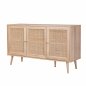 Preview: COLM BUFFET WITH RATTAN DESIGN 120x39x70 cm