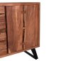 Preview: Fansi chest of drawers made of solid acacia wood 150 x 45 x 86 cm
