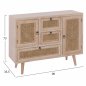 Preview: KANNA BUFFET NATÜRLICHE WEISSE PATINA 90Χ33,5Χ73Y cm.