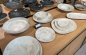 Preview: Plate deep "Bonna Nacrous Matt" 26cm 6 set white beige